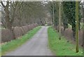 Mill Lane near Brooksby in Leicestershire