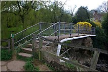 SP3272 : Footbridge over the river Sowe by Keith Williams