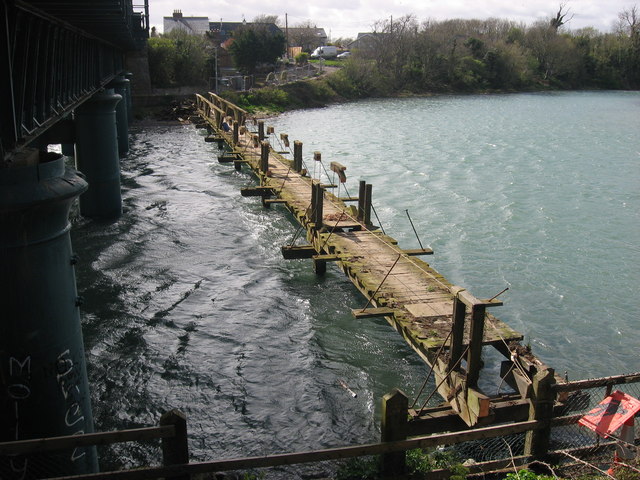 Demolition of Laytown footbridge