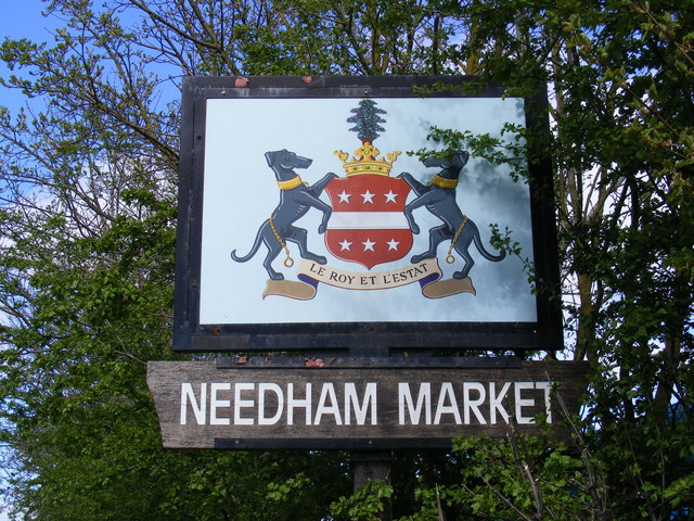 Needham Market Town Sign © Geographer :: Geograph Britain And Ireland