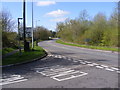 Approaching the A14 on Old Ipswich Road,  Claydon