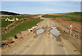 The access road to Toddleburn Wind Farm