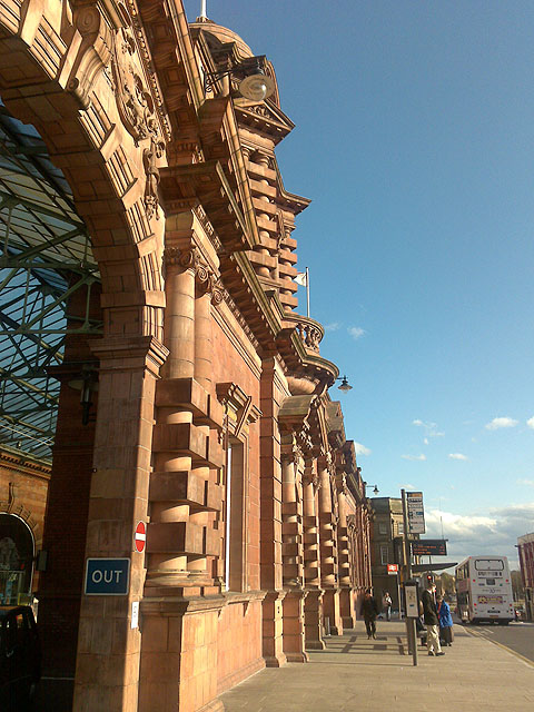 An Oblique View of Nottingham Midland Station