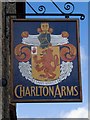 Charlton Arms sign from the south