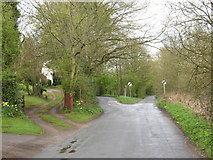 SK0609 : Junction of Meg Lane and Rake Hill by Adrian Rothery