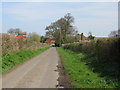 View along Church Lane towards Stelling Lodge Farm