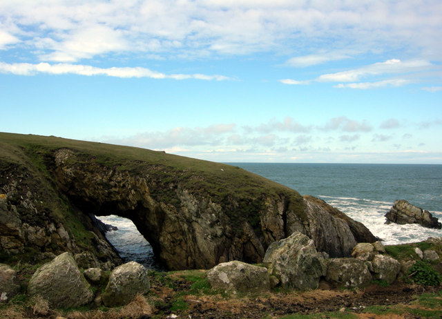 Natural sea arch