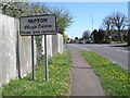 Cautionary sign in Main Road, Yapton