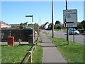 Road sign in Main Road, Yapton