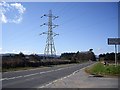 Pylon by A93 at Easter Wardmill junction