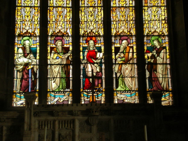 St Peter's Church, Heversham, Stained glass window