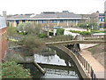 Footbridge across the River Darent