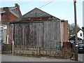 Old garage building on Bristol Hill