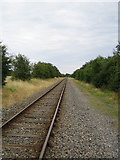 SP7219 : Railway line near Railway Cottage by Andy Gryce