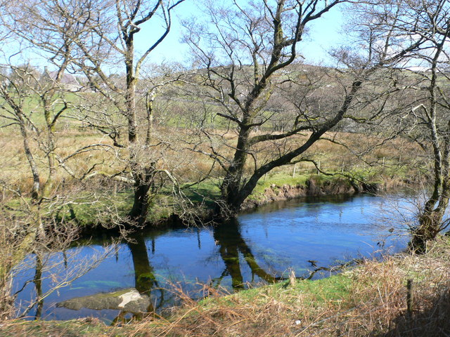 Afon Gwyrfai near Waunfawr