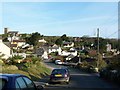 View across village to Forrabury Hill