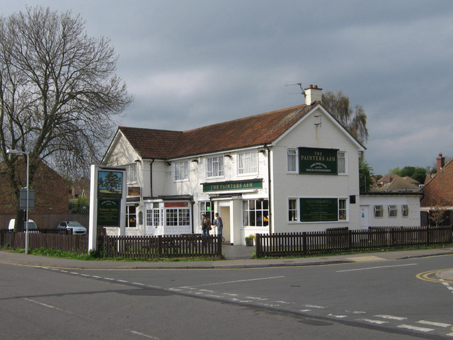 The Painter's Ash Public House,... © David Anstiss :: Geograph Britain ...