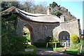 Toll road gatehouse