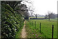 Footpath south of Old Heathfield