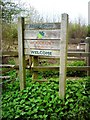 Woodland Trust Sign At Abbey Grove