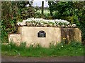 Old Milk Churn Stand - near Cilymaenllwyd Church, Login