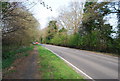 A265 heading NE out of Burwash Weald