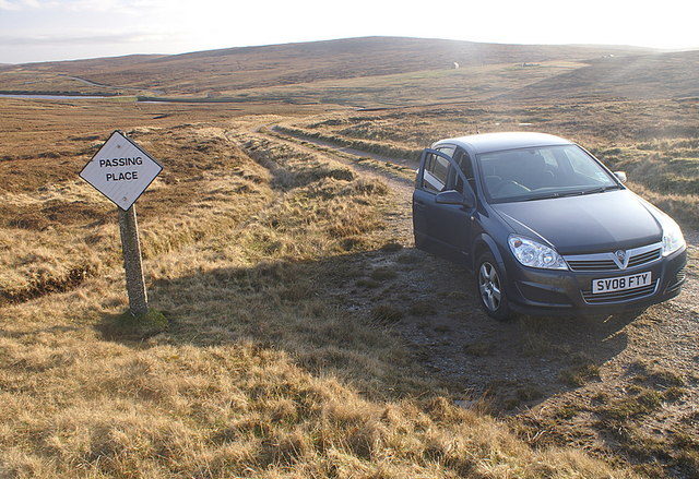 Old road from Dalsetter to Cullivoe