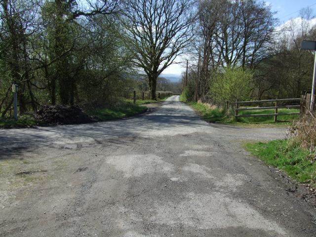 The road from Cynghordy Station