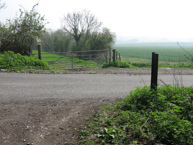 The North Downs Way crosses Exedown Road