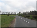 Duns road at its junction near the Putton Mill road