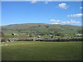 View of Wensleydale from footpath above Gayle