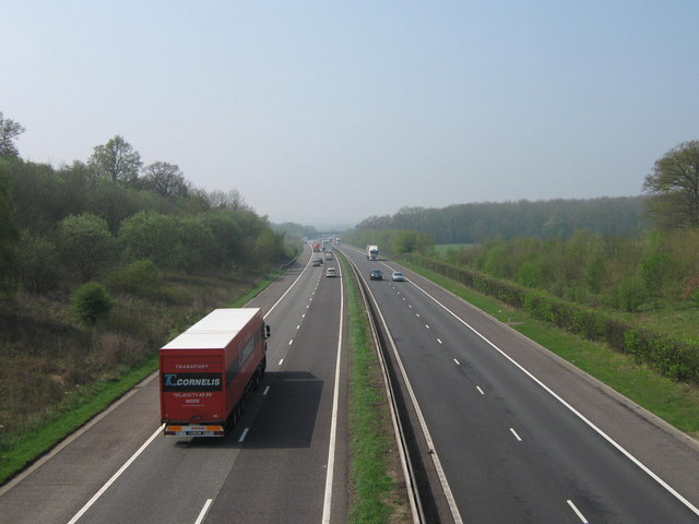 M26 Motorway heading to Junction 5 on... © David Anstiss :: Geograph ...