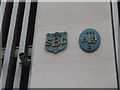 Parish boundary marks in Lombard Court