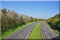 The A48 westward from Bolahaul Bridge