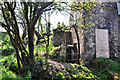 Derelict water wheel - Trysych Mill