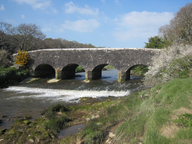 Sett Bridge on the River Fal © Rod Allday cc-by-sa/2.0 :: Geograph ...