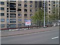 Demolition site at Red Road flats