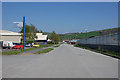 Road in the Glanrafon Industrial Estate