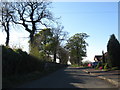 Minor road adjacent to the hospital at Stenhousemuir