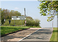 SP3867 : Hunningham Hill crossroads by Andy F