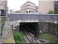 Entrance to the Kent Road railway tunnel