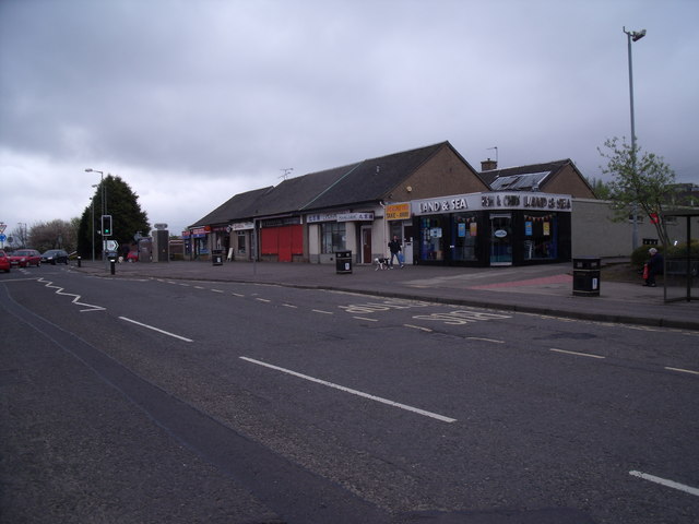 Shops on Polmont main street