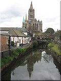 SW8244 : Truro Cathedral and River by Richard Rogerson