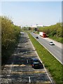 SE3123 : A650 looking towards a roundabout. by SMJ