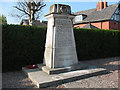 SJ7065 : War memorial, Brooks Lane, Middlewich by Stephen Craven