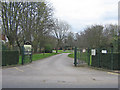 Entrance to Priory Gardens