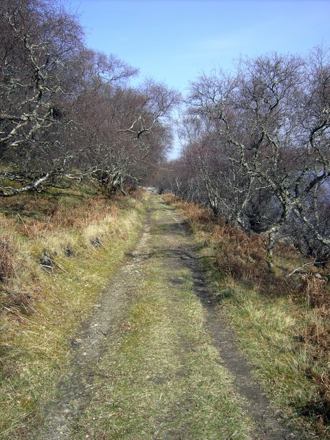 Track beside Loch Hope