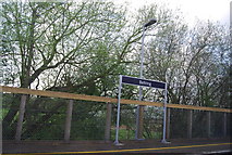 TQ6747 : Beltring Station Sign by N Chadwick