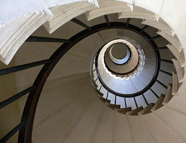 Haldon Belvedere spiral staircase