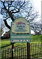 Southall Park sign